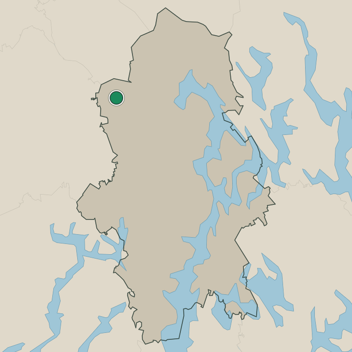 Map showing Kyyjärvi in Central Finland