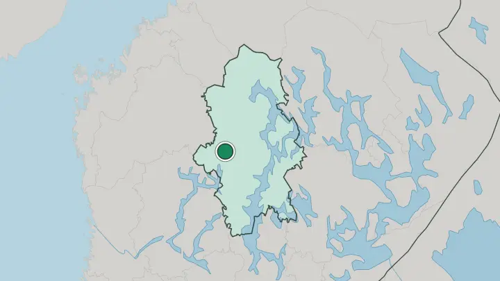 Map of Multia in Finland