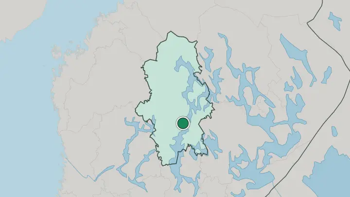 Map of Muurame in Finland
