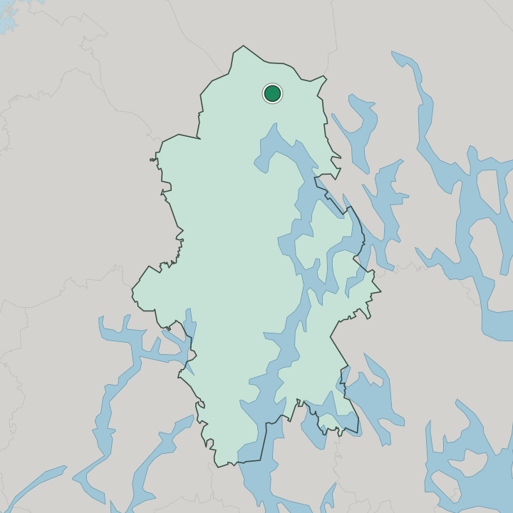 Map showing Pihtipudas — In Central Finland