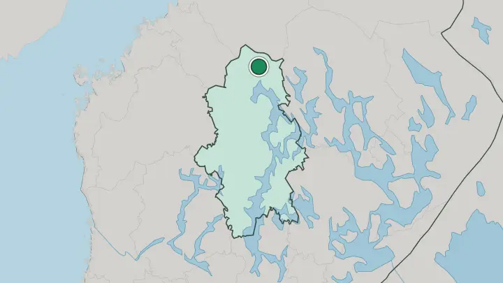 Map of Pihtipudas in Finland