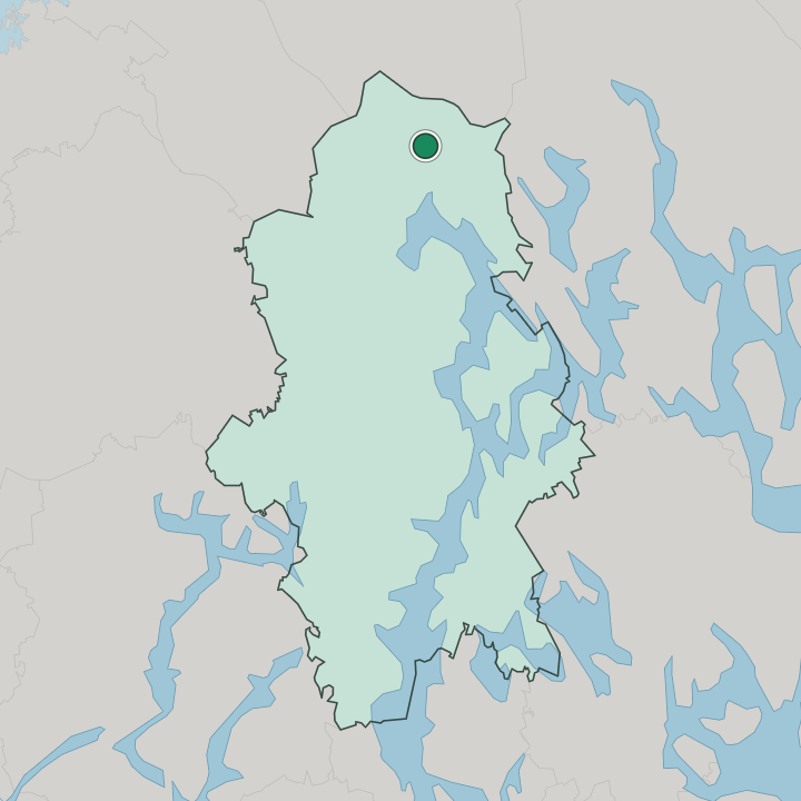 Map showing Pihtipudas — In Central Finland