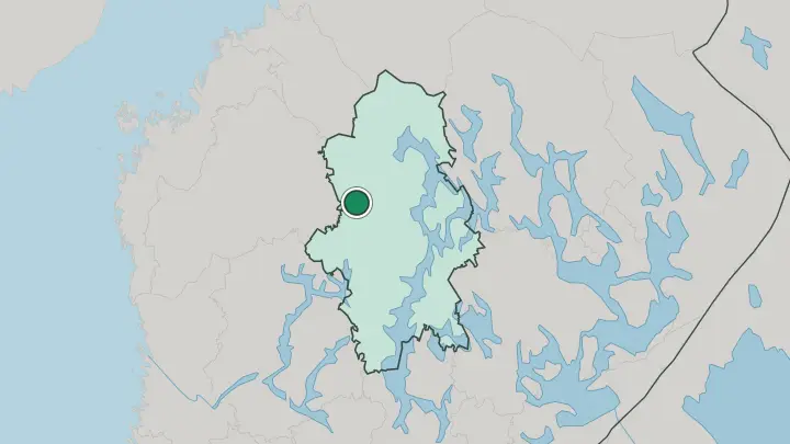 Map of Pylkönmäki in Finland