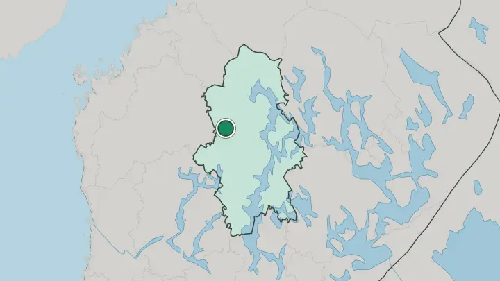 Map of Pylkönmäki in Finland