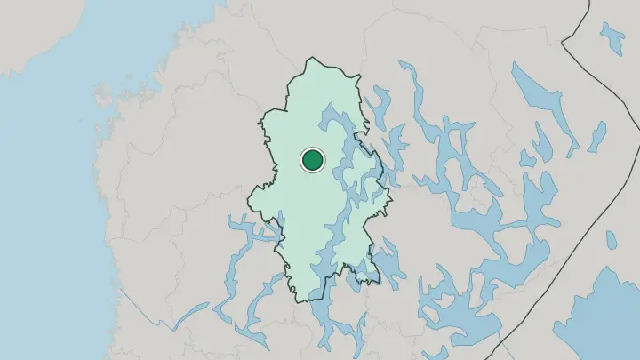 Map of Saarijärvi in Finland