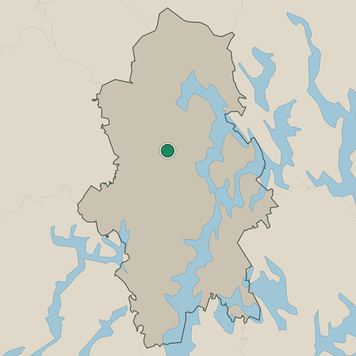 Map showing Saarijärvi in Central Finland