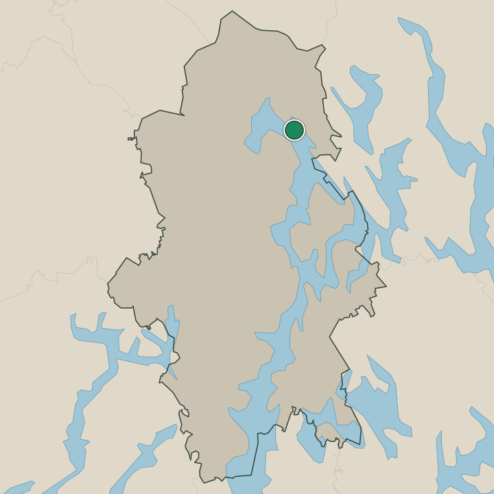 Map showing Viitasaari in Central Finland