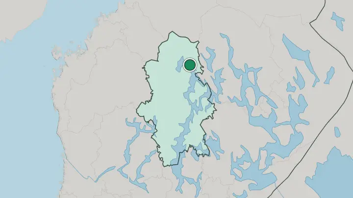Map of Viitasaari in Finland