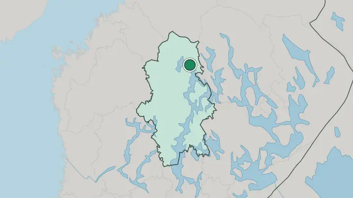Map of Viitasaari in Finland
