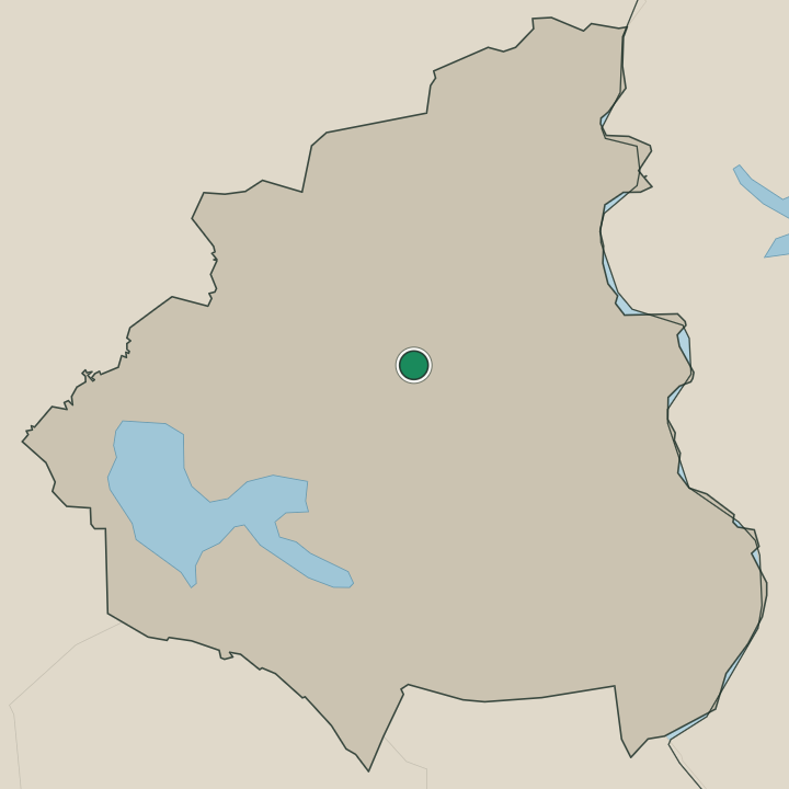 Map showing Hyrynsalmi in Kainuu