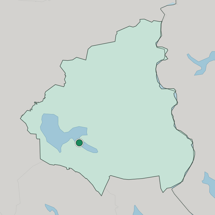 Map showing Kajaani — In Kainuu