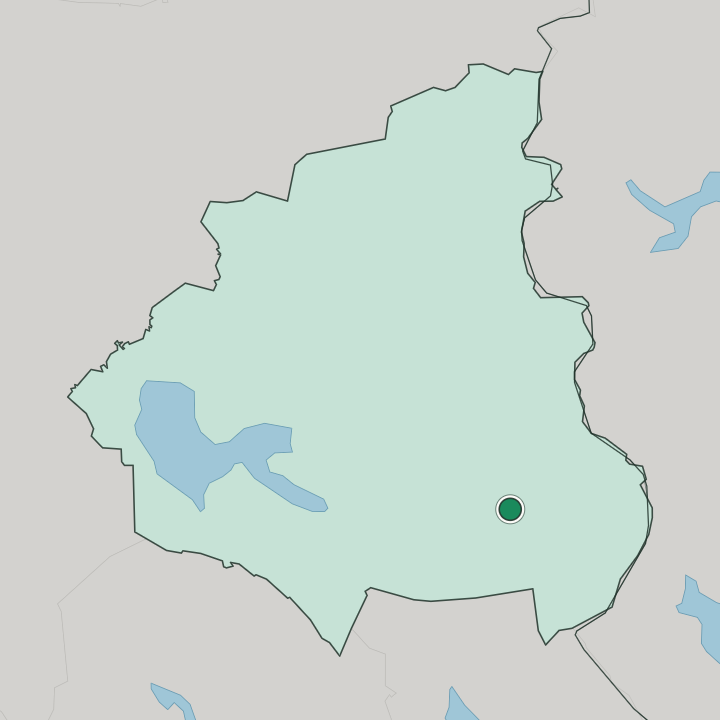 Map showing Kuhmo — In Kainuu