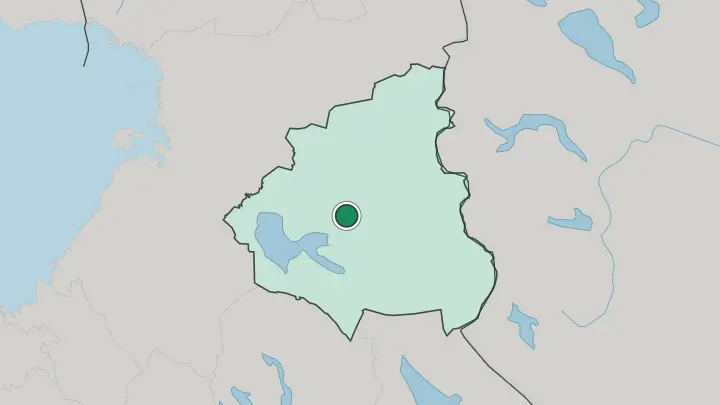 Map of Ristijärvi in Finland