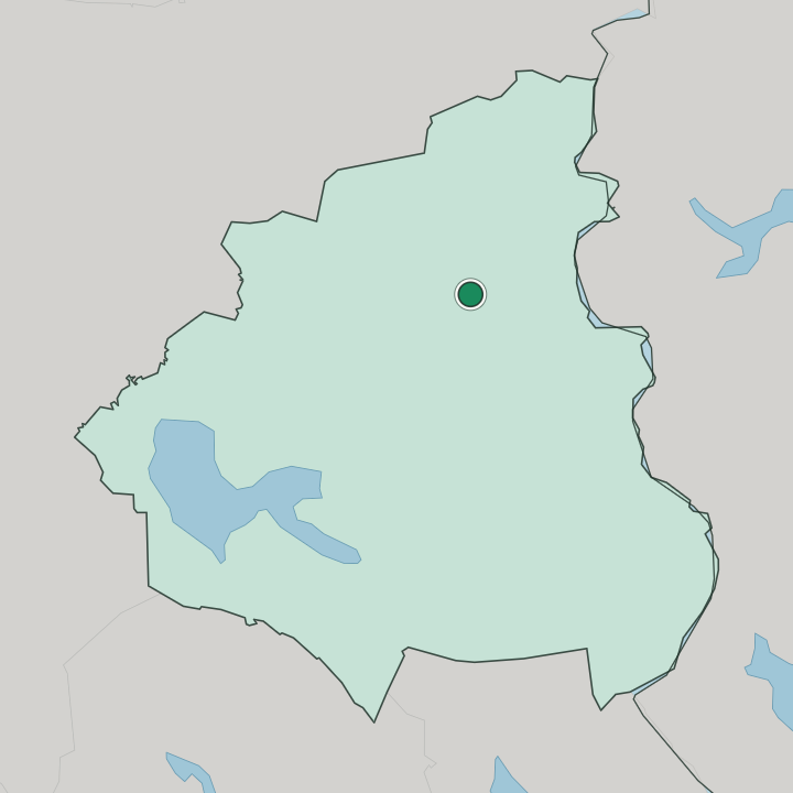 Map showing Suomussalmi — In Kainuu