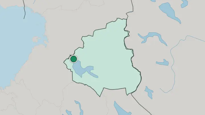 Map of Vaala in Finland