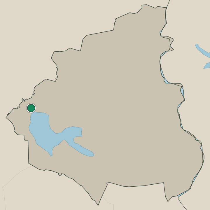 Map showing Vaala in Kainuu