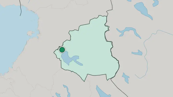 Map of Vaala in Finland