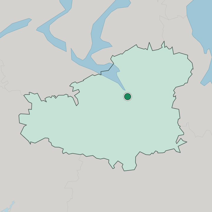 Map showing Hämeenlinna — In Kanta-Häme