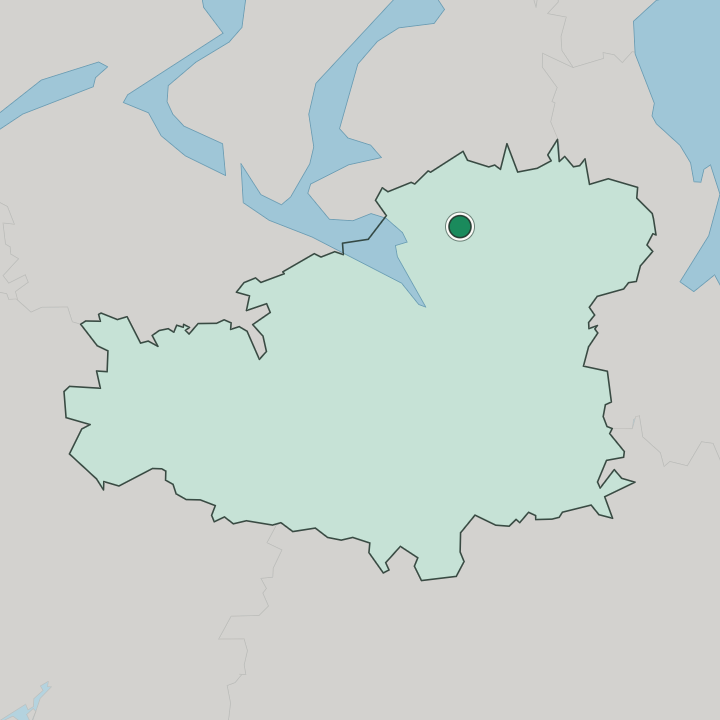 Map showing Hauho — In Kanta-Häme