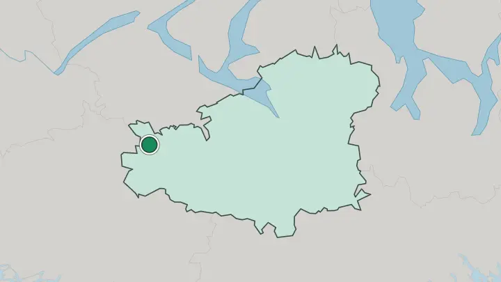 Map of Humppila in Finland