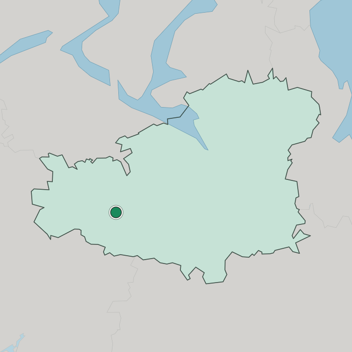 Map showing Tammela — In Kanta-Häme