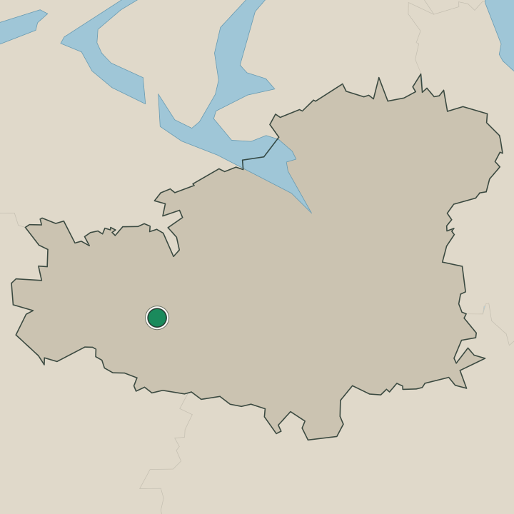 Map showing Tammela in Kanta-Häme