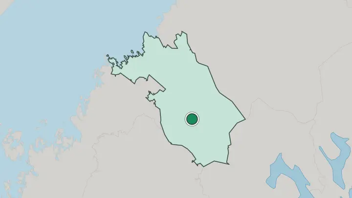 Map of Halsua in Finland