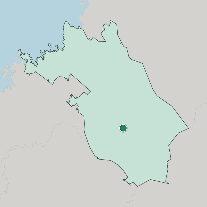 Map showing Halsua — In Keski-Pohjanmaa