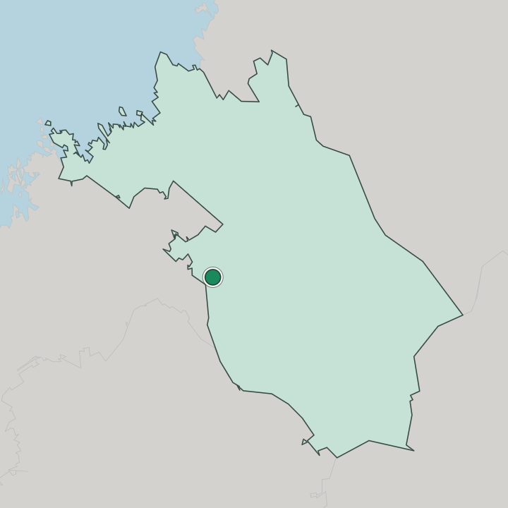 Map showing Kaustinen — In Keski-Pohjanmaa