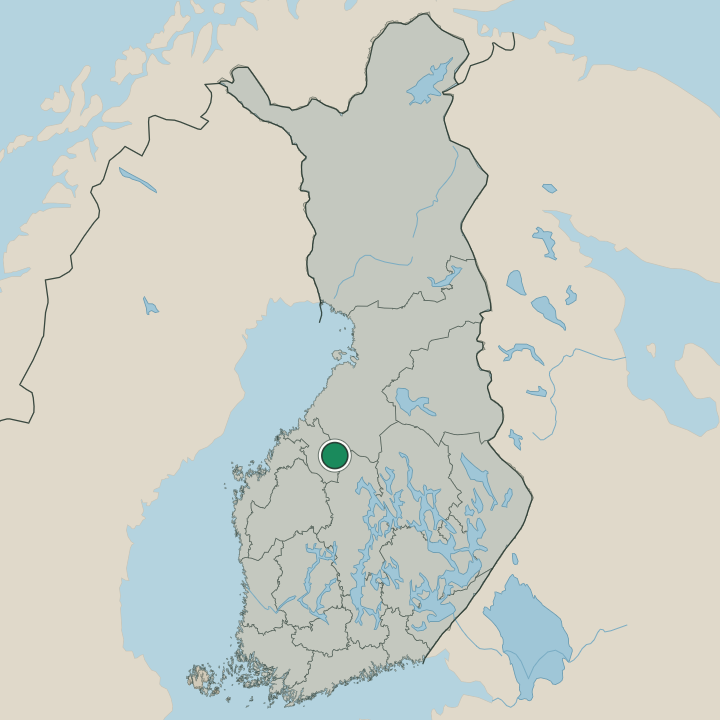 Map showing Lestijärvi in Republic of Finland