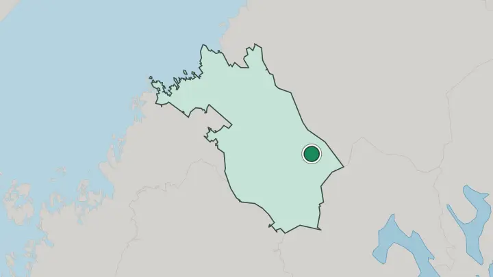 Map of Lestijärvi in Finland