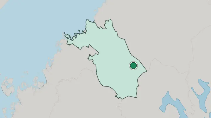 Map of Lestijärvi in Finland