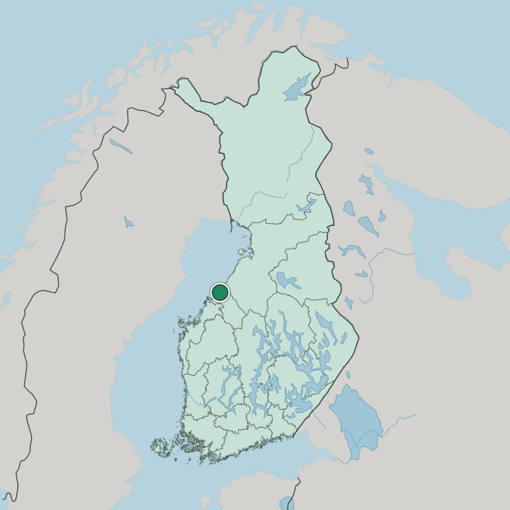 Map showing Lohtaja — In Finland