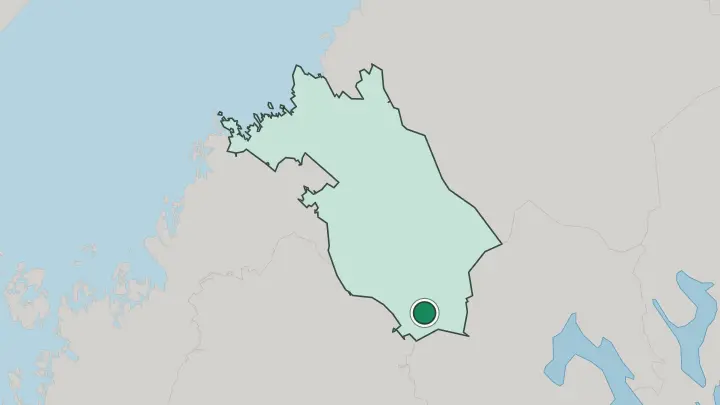 Map of Perho in Finland
