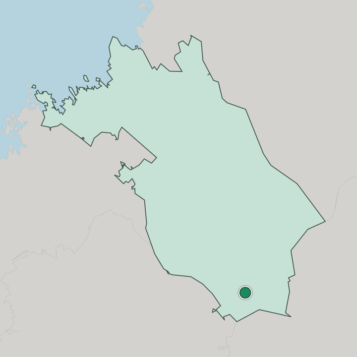 Map showing Perho — In Keski-Pohjanmaa