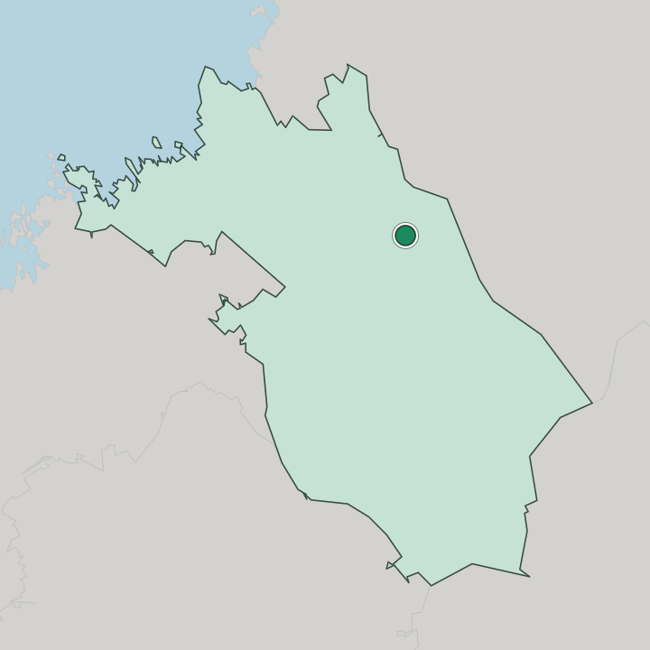 Map showing Toholampi — In Keski-Pohjanmaa