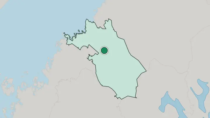 Map of Ullava in Finland