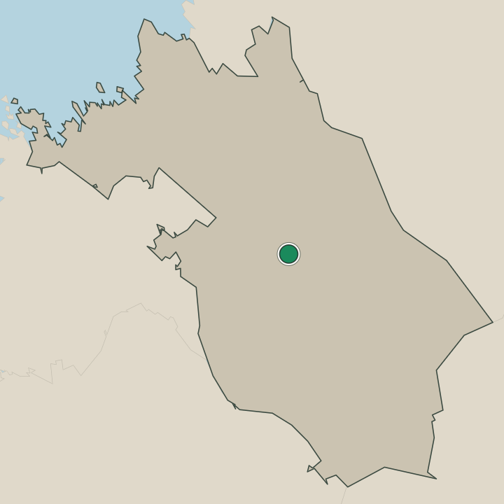 Map showing Ullava in Keski-Pohjanmaa