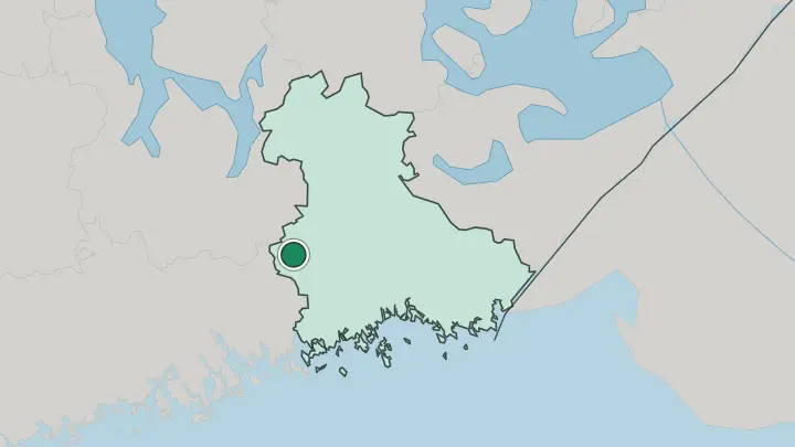 Map of Elimäki in Finland