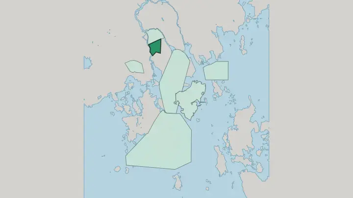 Map of Korela in Kotka