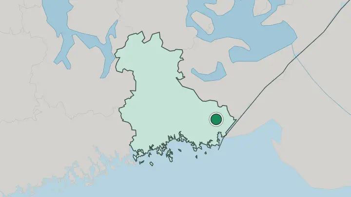 Map of Miehikkälä in Finland