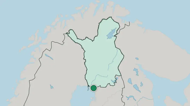 Map of Simo in Finland