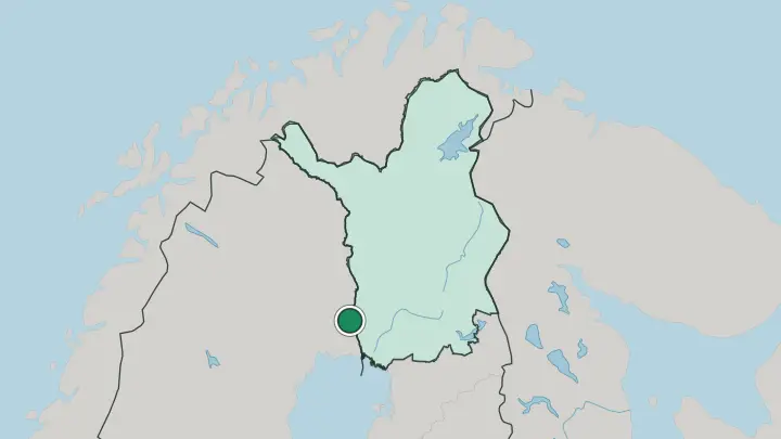 Map of Ylitornio in Finland