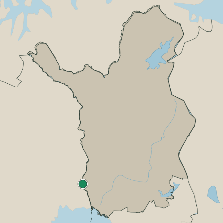 Map showing Ylitornio in Lapland