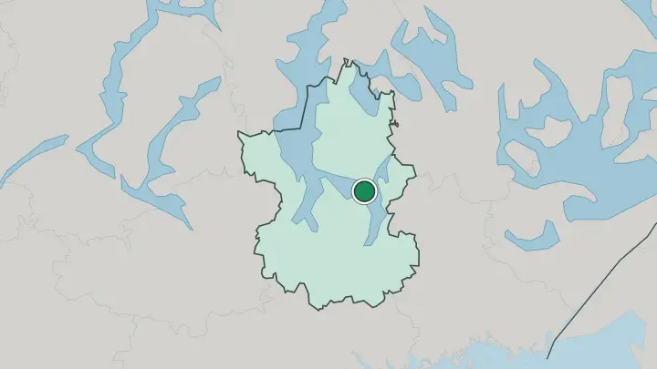 Map of Heinola in Finland