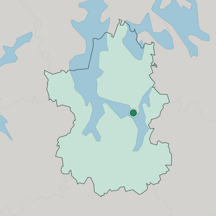 Map showing Heinola — In Paijat-Hame Region