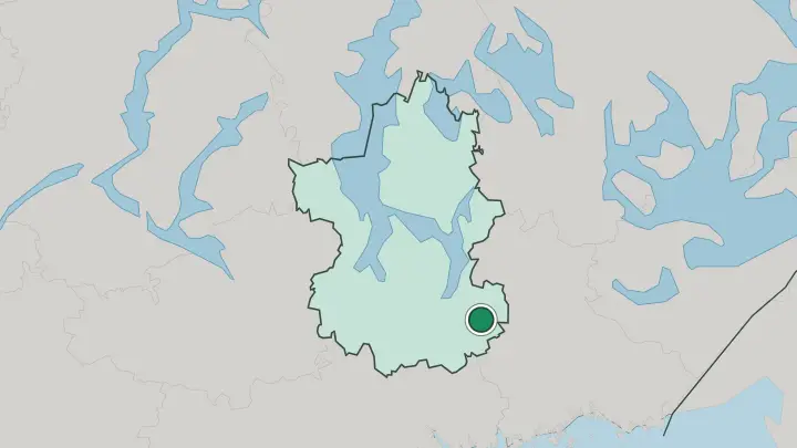 Map of Iitti in Finland