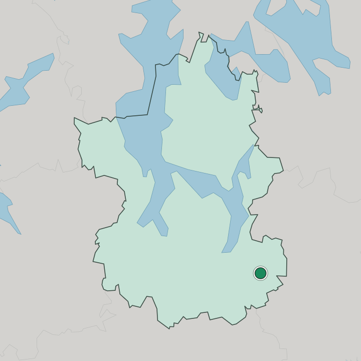 Map showing Iitti — In Paijat-Hame Region