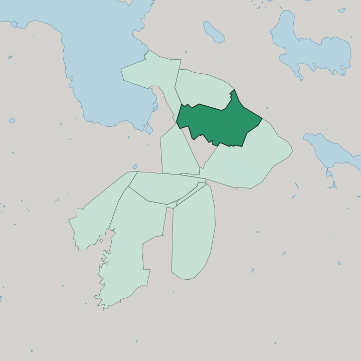 Map showing Kiveriö — In Lahti