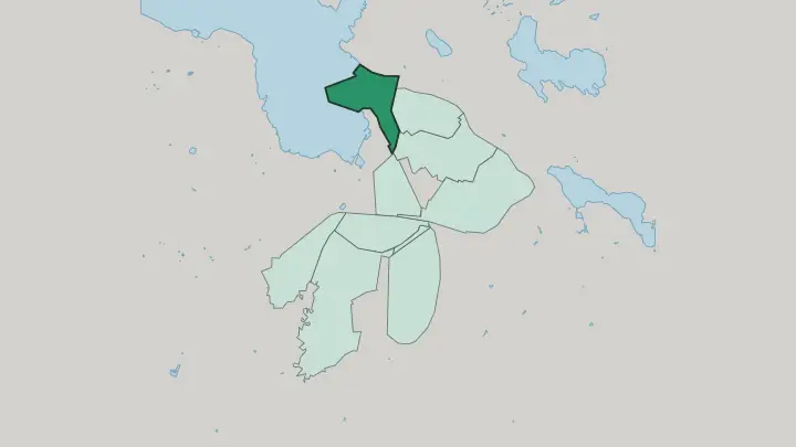 Map of Niemi in Lahti